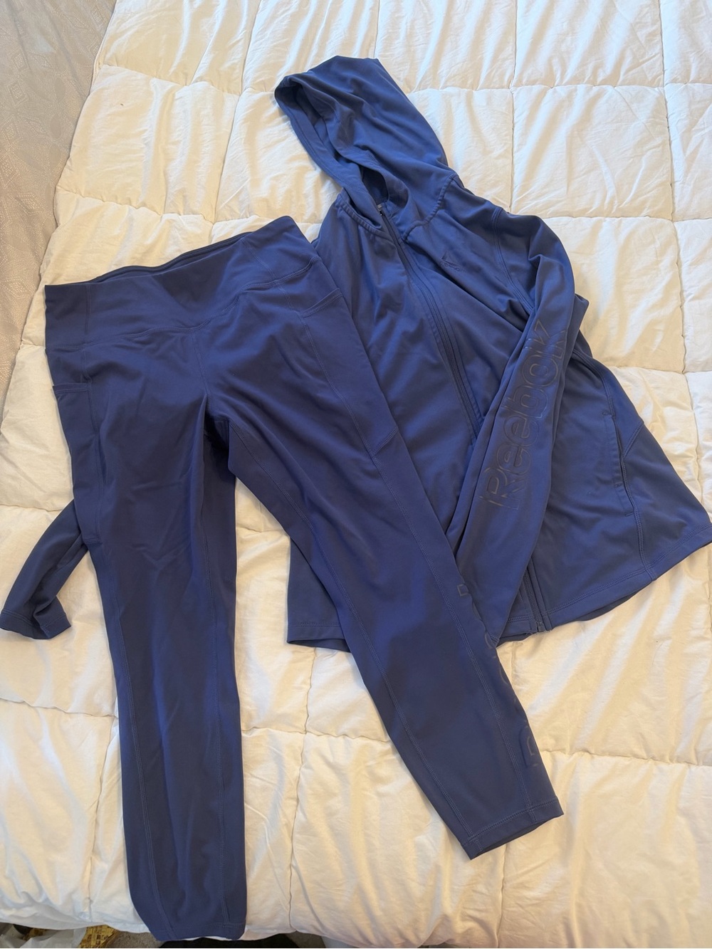 Reebok Purple/Blue Hoodie & Legging Set
